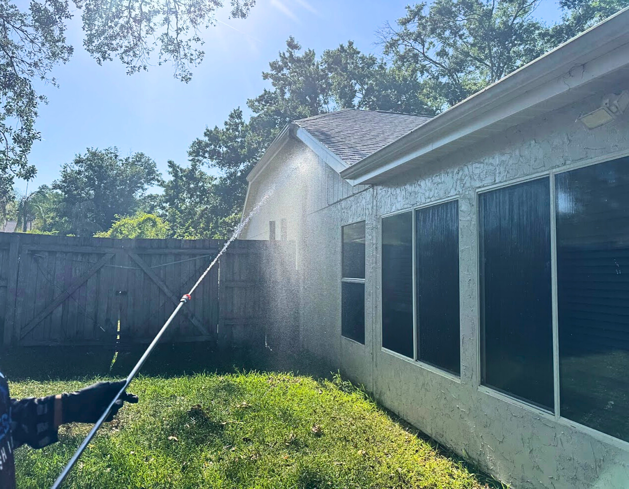 Top Quality Driveway, Walkway, Gutters, and Open Deck Revitalized in New Port Richey, FL